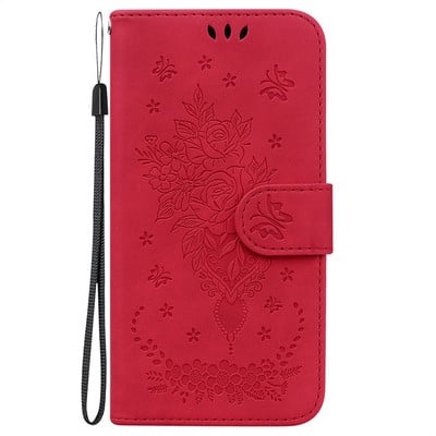 Cute Roses Flip Case For Nokia 1.3 1.4 2.4 3.2 3.4 4.2 5.3 5.4 6.2 6.3 7.2 C10 C20 G10 G20 X10 X20 XR20 G300 Wallet Cover D26G