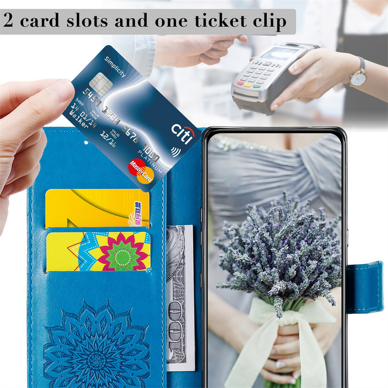 Κάλυμμα πορτοφολιού Sunflower Flip για Sony Xperia XA1 Ultra XZ1 XZ2 XZ3 XZ5 XZ4 Compact L4 XA2 XA3 8 1 10 5 ii iii Lady Kids Case D06F