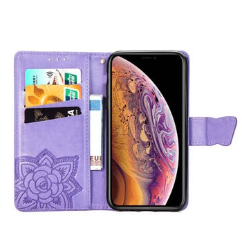 Floral Butterfly Lady Wallet Phone Bags Корпус за Huawei Honor 10 9 Lite 9A 9s 9C P Smart 2020 Plus 2019 P30 P40 Lite Pro D05F