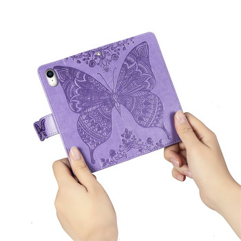 Floral Butterfly Lady Wallet Phone Bags Корпус за Huawei Honor 10 9 Lite 9A 9s 9C P Smart 2020 Plus 2019 P30 P40 Lite Pro D05F