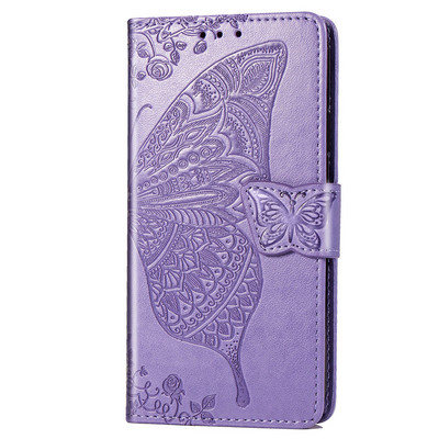 Floral Butterfly Lady Wallet Phone Bags Корпус за Huawei Honor 10 9 Lite 9A 9s 9C P Smart 2020 Plus 2019 P30 P40 Lite Pro D05F