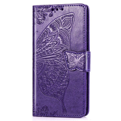 Floral Butterfly Lady Wallet Phone Bags Корпус за Huawei Honor 10 9 Lite 9A 9s 9C P Smart 2020 Plus 2019 P30 P40 Lite Pro D05F