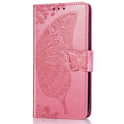 Floral Butterfly Lady Wallet Phone Bags Корпус за Huawei Honor 10 9 Lite 9A 9s 9C P Smart 2020 Plus 2019 P30 P40 Lite Pro D05F