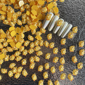 20Pcs/Lot New Net Red Cartoon Slatka mala žuta patka Ukrasi za nokte Mala led prozirna Super slatka crtana slatka