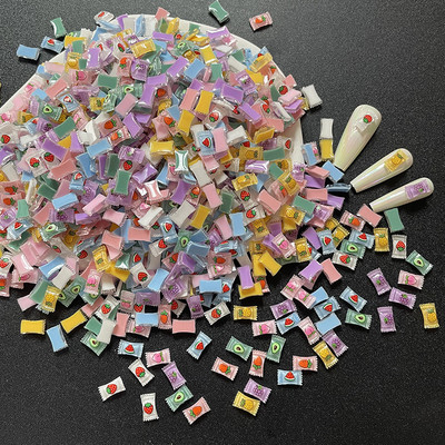 20Pcs/Lot New Net Red Cartoon Slatka mala žuta patka Ukrasi za nokte Mala led prozirna Super slatka crtana slatka