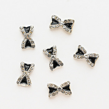 10 бр. 3D талисмани за нокти с разнообразни диаманти, талисман за нокти, бяла пеперуда, перлени кристали, талисман за нокти, 787