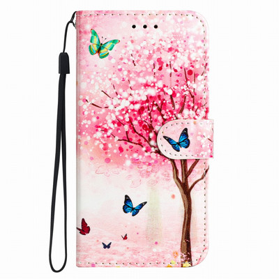 Сладък боядисан защитен калъф за OPPO A57 A77 A94 A17 A76 A36 A96 A74 A54 A93 Find X5 Reno8 Lite Pro 5G слот за карта Капак на портфейла D01E
