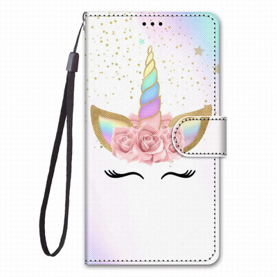 Θήκη τηλεφώνου για Capa Huawei Honor 9 9X Pro Honor 10 Lite Παιδικές τσάντες τηλεφώνου Cat Tiger Flower Wallet Coque D08F