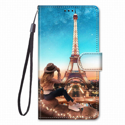 Θήκη τηλεφώνου για Capa Huawei Honor 9 9X Pro Honor 10 Lite Παιδικές τσάντες τηλεφώνου Cat Tiger Flower Wallet Coque D08F