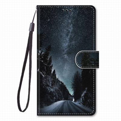 Θήκη τηλεφώνου για Capa Huawei Honor 9 9X Pro Honor 10 Lite Παιδικές τσάντες τηλεφώνου Cat Tiger Flower Wallet Coque D08F