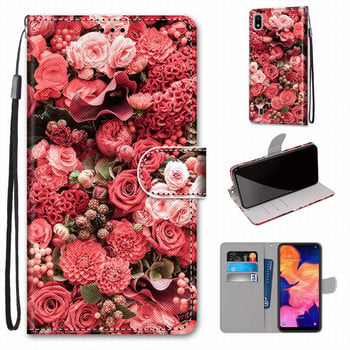 Флип калъф за телефон Capa Huawei P10 Lite P9 Lite 2016 P8 Lite 2017 Mate 20 Lite Детски чанти за телефон Cat Tiger Flower Cover D08F