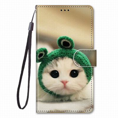 Ümberpööratav telefoniümbris Capa Huawei P10 Lite P9 Lite 2016 P8 Lite 2017 Mate 20 Lite lastele telefonikotid Cat Tiger Flower Cover D08F