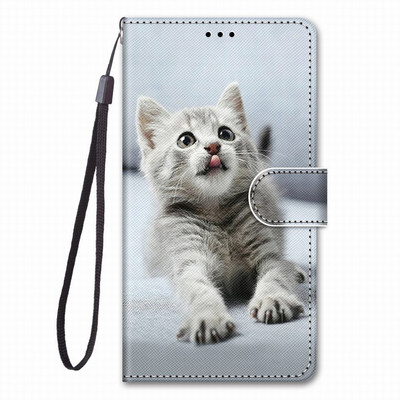 Ümberpööratav telefoniümbris Capa Huawei P10 Lite P9 Lite 2016 P8 Lite 2017 Mate 20 Lite lastele telefonikotid Cat Tiger Flower Cover D08F