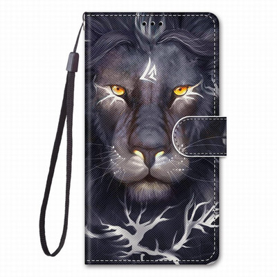 Ümberpööratav telefoniümbris Capa Huawei P10 Lite P9 Lite 2016 P8 Lite 2017 Mate 20 Lite lastele telefonikotid Cat Tiger Flower Cover D08F