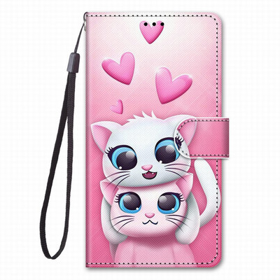 Ümberpööratav telefoniümbris Capa Huawei P10 Lite P9 Lite 2016 P8 Lite 2017 Mate 20 Lite lastele telefonikotid Cat Tiger Flower Cover D08F
