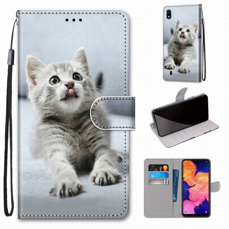Ümberpööratav telefoniümbris Capa Huawei P10 Lite P9 Lite 2016 P8 Lite 2017 Mate 20 Lite lastele telefonikotid Cat Tiger Flower Cover D08F