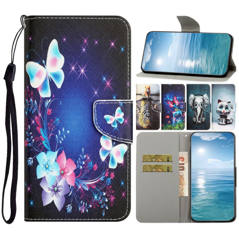 Βαμμένες τσάντες τηλεφώνου Περίβλημα για θήκη OPPO A96 A93 A76 A74 A54 A36 A16 Reno 7Z 7 Lite Realme 9i για Oneplus Nord N200 N20 5G D20F