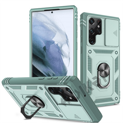 Калъф за Samsung S23 S22 S21 S20 FE Note 20 Ultra Plus A53 A33 A52S A52 A32 5G Heavy Duty с камера 360 градуса капак с стойка