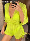 3 db Halter Bikini Női fürdőruha Női fürdőruha Háromrészes bikini szett Cover Up fürdőruha Swim Lady V3529Y