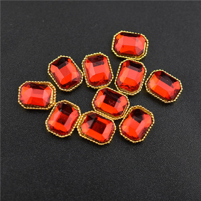 10Pcs Top 3D Rhinestones Šarm Ukrasi za nokte Crystal Strass Dijamantno kamenje Dragulji Nakit za nokte Accessoires novodošlo Legura