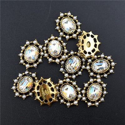 10Pcs Top 3D Rhinestones Šarm Ukrasi za nokte Crystal Strass Dijamantno kamenje Dragulji Nakit za nokte Accessoires novodošlo Legura