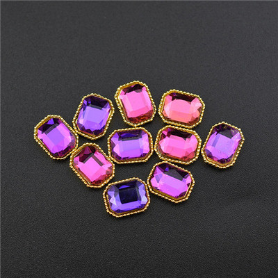 10Pcs Top 3D Rhinestones Šarm Ukrasi za nokte Crystal Strass Dijamantno kamenje Dragulji Nakit za nokte Accessoires novodošlo Legura