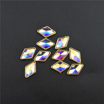 10Pcs Top 3D Rhinestones Šarm Ukrasi za nokte Crystal Strass Dijamantno kamenje Dragulji Nakit za nokte Accessoires novodošlo Legura