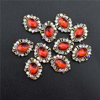 10Pcs Top 3D Rhinestones Šarm Ukrasi za nokte Crystal Strass Dijamantno kamenje Dragulji Nakit za nokte Accessoires novodošlo Legura