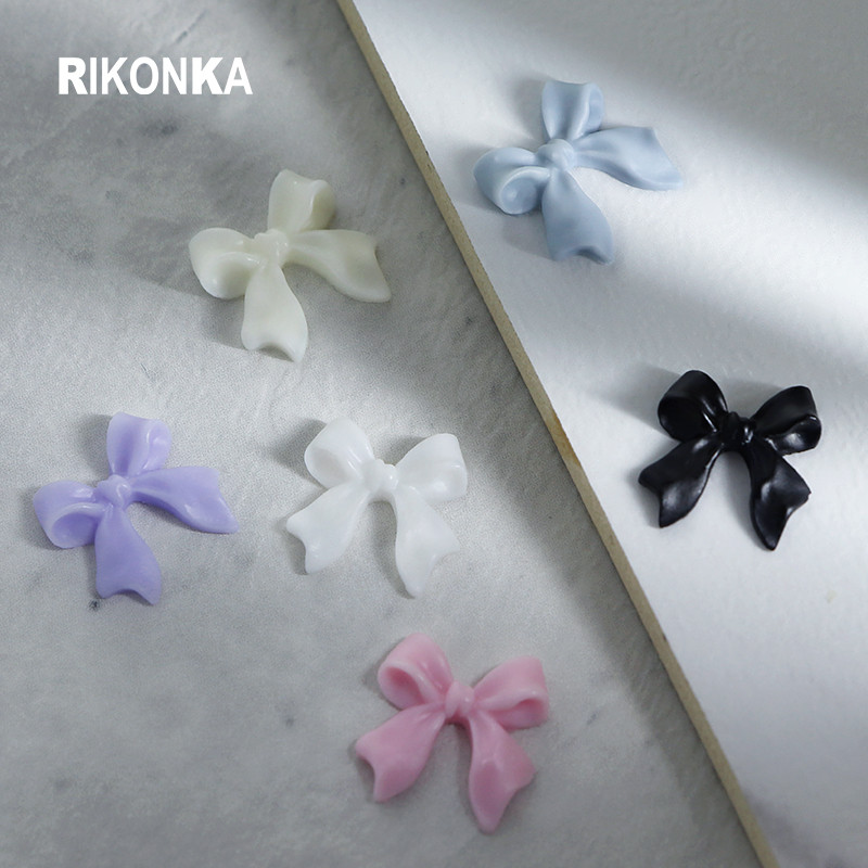 30 vnt. 3D juostelių lankelių dalių rinkinys manikiūrui Želė Spalvinga Balta Juoda Saldainių Spalvos Vasaros „Pasidaryk pats“ Korėjos žavesiai Nagų dailės dekoracijos