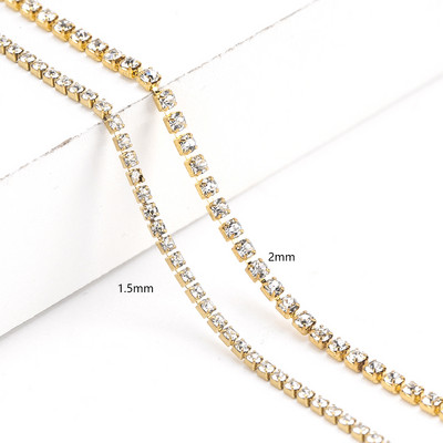 1,5 mm/2 mm küünekunstist kivikett 3D küüneehted Teemantküünte ehted, võlu maniküür DIY dekoratsioonitarvikud