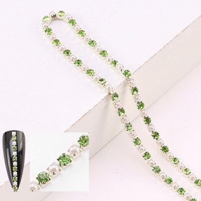 1,5 mm/2 mm küünekunstist kivikett 3D küüneehted Teemantküünte ehted, võlu maniküür DIY dekoratsioonitarvikud