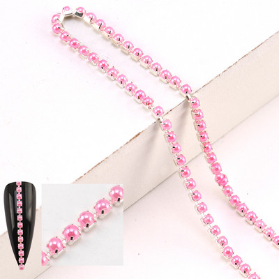 1,5 mm/2 mm küünekunstist kivikett 3D küüneehted Teemantküünte ehted, võlu maniküür DIY dekoratsioonitarvikud