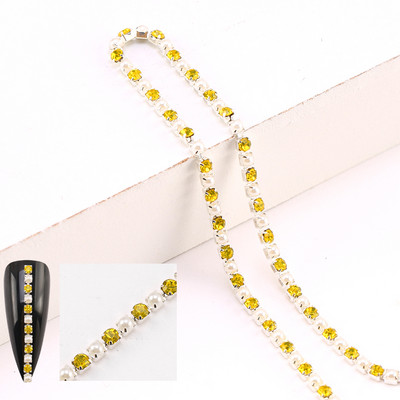 1,5 mm/2 mm küünekunstist kivikett 3D küüneehted Teemantküünte ehted, võlu maniküür DIY dekoratsioonitarvikud