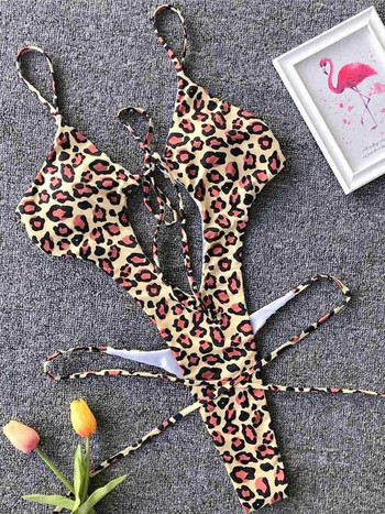 ΝΕΟ Περιτύλιγμα Γυναικεία μαγιό High Cut Thong One Piece Μαγιό Γυναικείο Bather Σέξι μαγιό Μαγιό Lady Monokini V1291