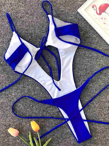 ΝΕΟ Περιτύλιγμα Γυναικεία μαγιό High Cut Thong One Piece Μαγιό Γυναικείο Bather Σέξι μαγιό Μαγιό Lady Monokini V1291