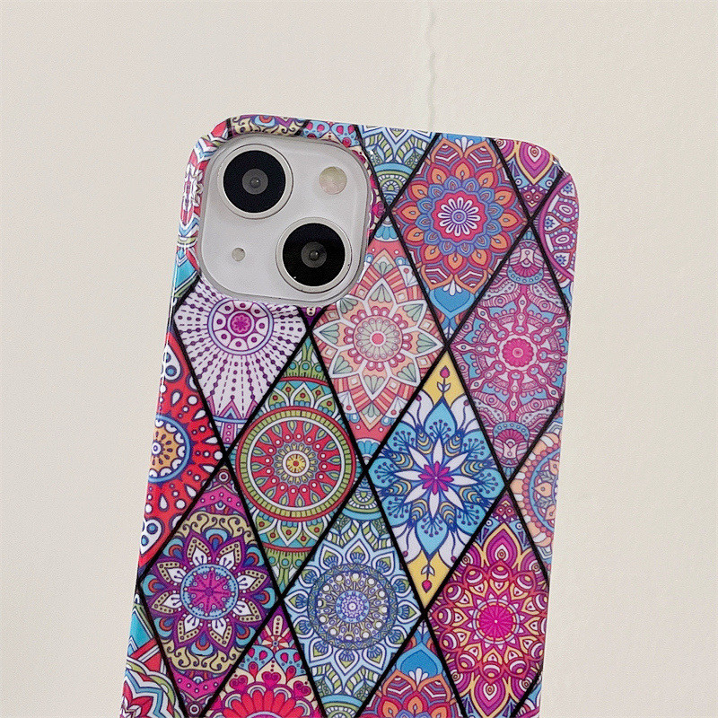 Θήκη τηλεφώνου πολυτελείας Ethnic για iPhone 14 11 12 13 Pro Max 14 Plus Μαλακό πίσω κάλυμμα