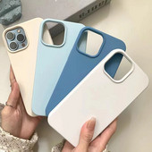 Γνήσια θήκη Liquid Official Silicone Case For iphone 14 Pro Max 12 Mini Case For iPhone 13 Mini 11 Pro Max X XR XS 360 Full Cover