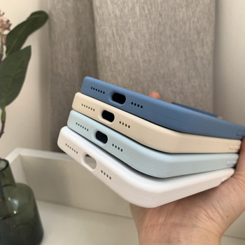 Оригинален течен официален силиконов калъф за iphone 14 Pro Max 12 Mini Case за iPhone 13 Mini 11 Pro Max X XR XS 360 пълно покритие