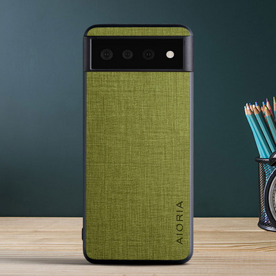 Για το Google Pixel 6 Pro 6pro 6a Funda Luxury Cloth Texture Εφαρμόζεται χωρίς γρατσουνιές Premium θήκη τηλεφώνου για το κάλυμμα Google Pixel6 Pro 6A