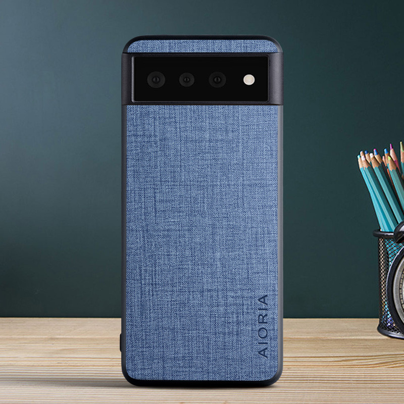 Για το Google Pixel 6 Pro 6pro 6a Funda Luxury Cloth Texture Εφαρμόζεται χωρίς γρατσουνιές Premium θήκη τηλεφώνου για το κάλυμμα Google Pixel6 Pro 6A
