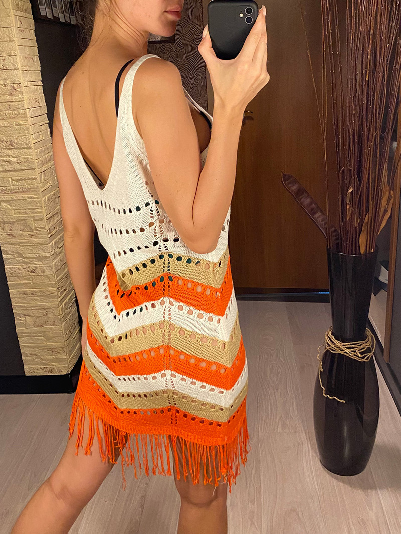 S - XL rojt, horgolt, kötött, toldó tunika Beach Cover Up Takarók Strandruha Strandruha Strandruha Női Női V3663