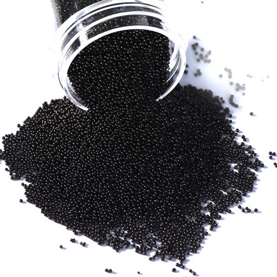 Stikla krelles Kristāla sīki Rhinestones manikīram Stikla bumbiņas Mikro krelles nagu rotājumiem DIY Charms nagu mākslas aksesuāri