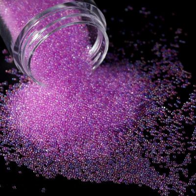 Stikla krelles Kristāla sīki Rhinestones manikīram Stikla bumbiņas Mikro krelles nagu rotājumiem DIY Charms nagu mākslas aksesuāri