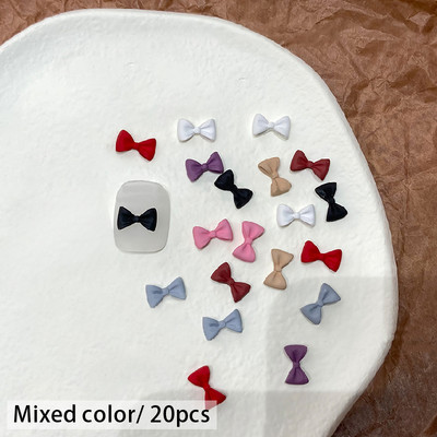 3D privjesci Leptir mašna za nokte Umetni kamenčići za nokte Pritisnite vrpcu Dijelovi od smole Umjetnički ukrasi DIY Slatki Kawaii dodaci Manikura