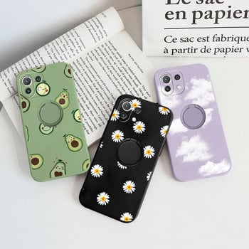 Για Xiaomi Mi 11 Lite Pro Θήκη Cute Butterfly Μαγνητική θήκη δαχτυλιδιού για Xiaomi Mi 11i Mi11 Lite Ultra Mi11lite Fundas Coque