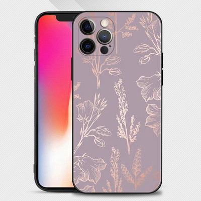Όμορφη θήκη σιλικόνης εικόνας Rose Bling για Apple iPhone 14 14 13 12 11 Pro Max XS Max XR X 7 8 Plus 13 12 Mini 6S Shell