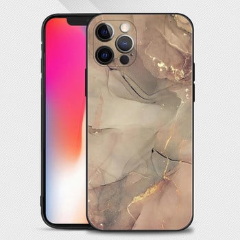 Θήκη τηλεφώνου Marble Art Fashion για Apple iPhone 14 11 13 12 Pro Max Mini X XR XS Max 6 6S 7 8 Plus Κάλυμμα σιλικόνης