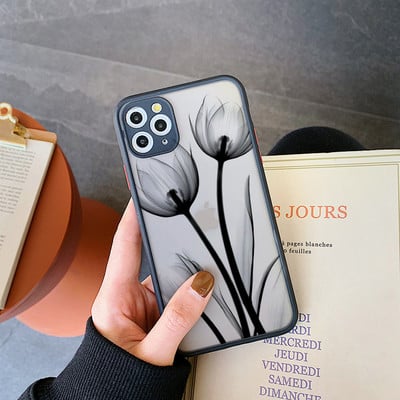 Badu.bg Луксозен ретро калъф за телефон с розови цветя за iPhone 7 8 ...