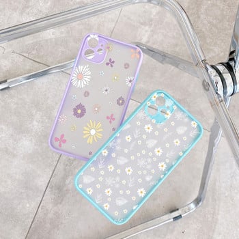 Θήκη τηλεφώνου Daisy Flowers για iphone 7 8 Plus SE2 Θήκες για iphone X XR XS MAX 14 11 12 13 Pro Max Floral Αντικραδασμικό κάλυμμα Fundas