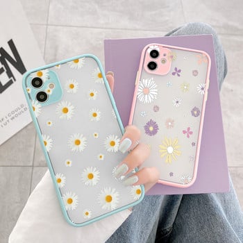 Θήκη τηλεφώνου Daisy Flowers για iphone 7 8 Plus SE2 Θήκες για iphone X XR XS MAX 14 11 12 13 Pro Max Floral Αντικραδασμικό κάλυμμα Fundas